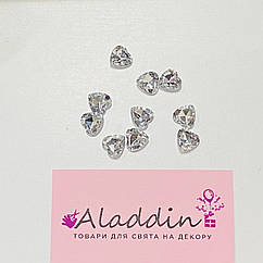 Серединка акрилова Серце 10 шт.