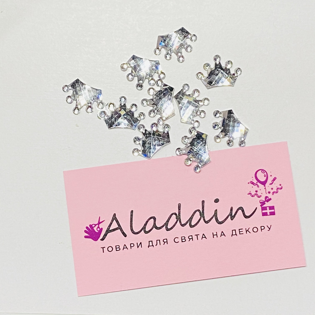 Серединка акрилова Коронка 10 шт., фото 1