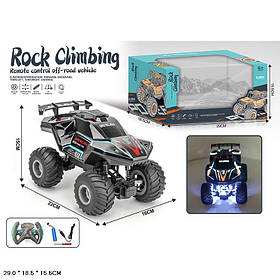 Джип чорний р/к на аккум, зі світлом