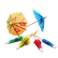 Прикраса для коктейлів і канапе парасольку 25 штук, фото 1