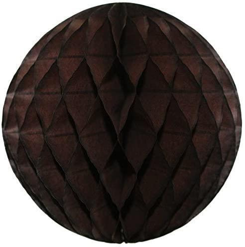 Паперові кулі "стільники" 20 см коричневий, фото 1