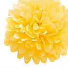 Паперовий помпон для оформлення, 35 см. білий, фото 5