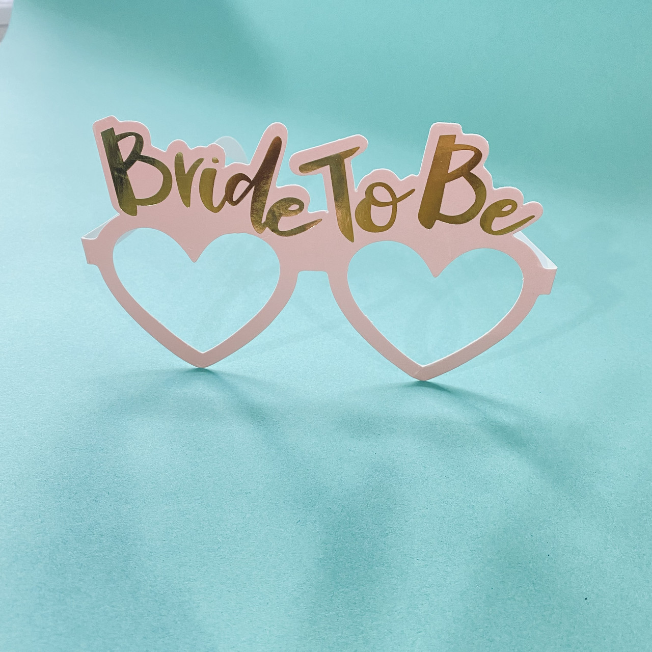 Окуляри на дівич-вечір Bride To Be, рожеві, паперові