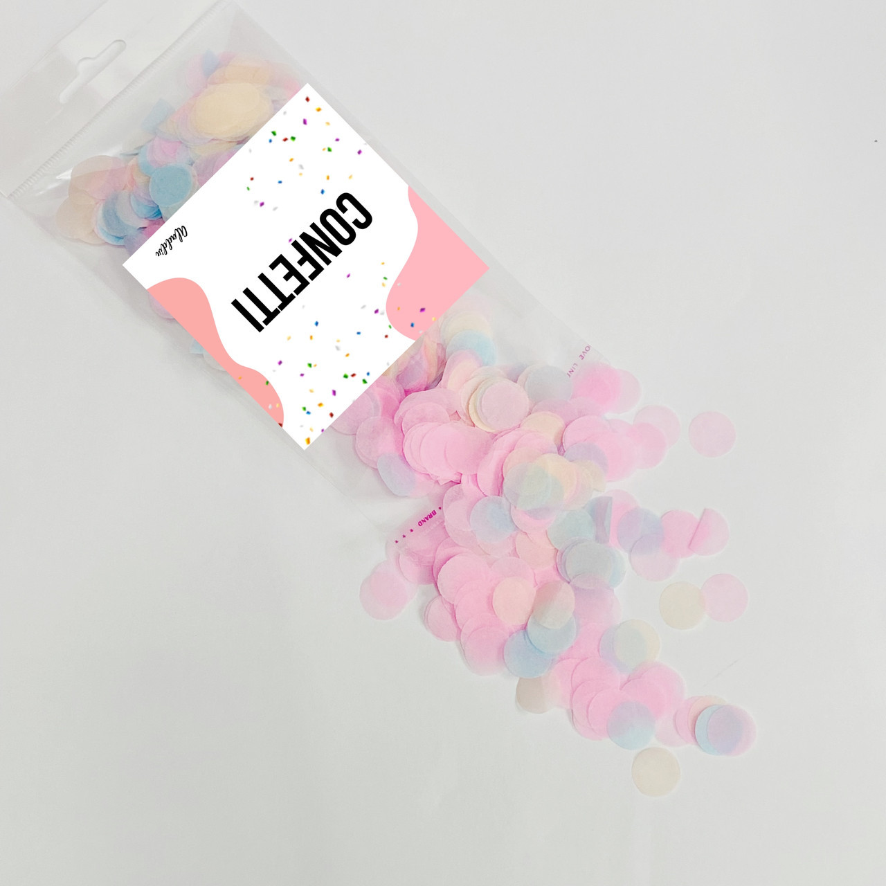 Конфеті з тиш'ю кружечки 15 мм 10 г, фото 1