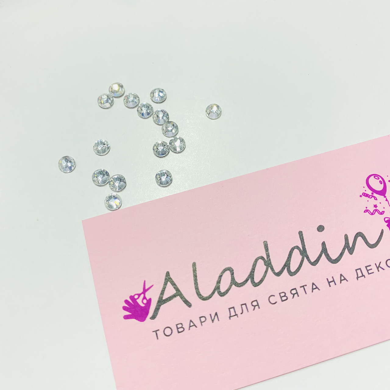 Стрази срібло 15 шт.ss20, фото 1