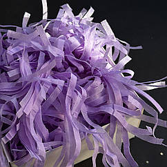 Наповнювач стружка із тіш'ю для коробок "Бузковий", 25 г