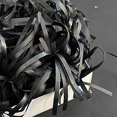 Наповнювач стружка із тіш'ю для коробок "Чорний", 25 г