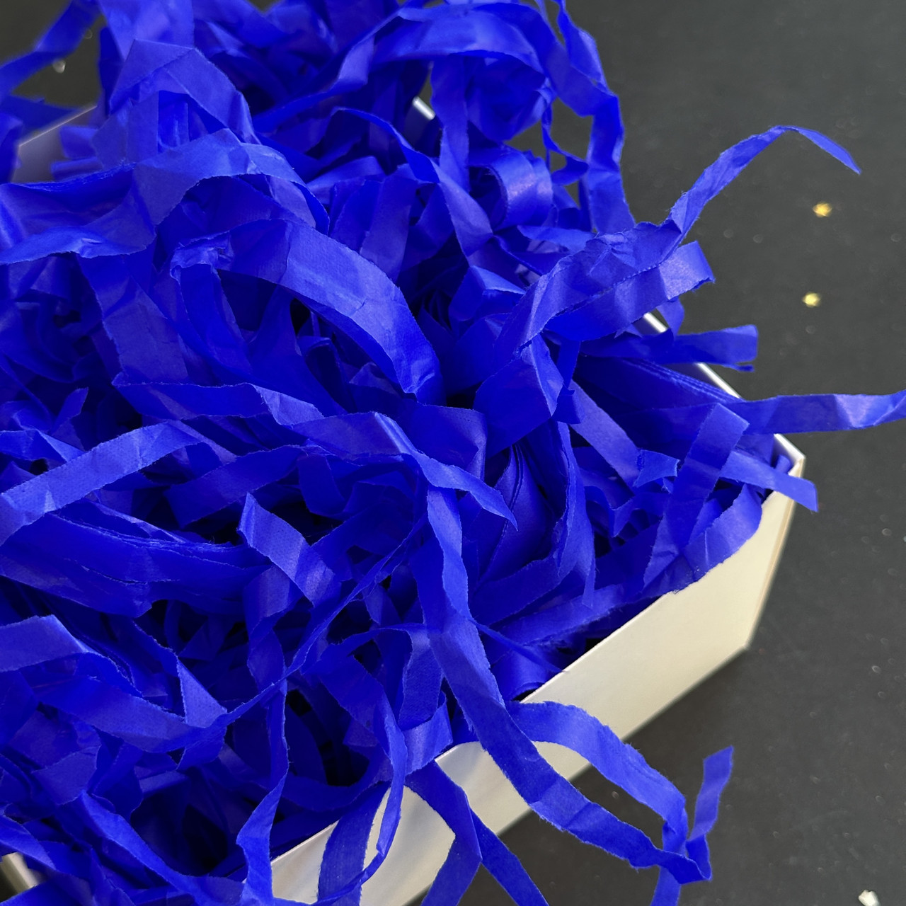 Наповнювач стружка із тіш'ю для коробок "Ультрамарин", 25 г, фото 1
