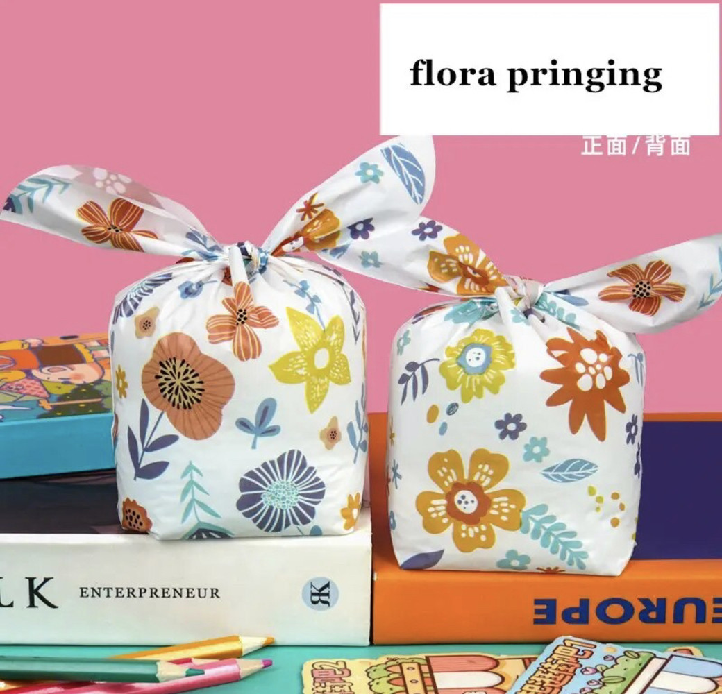 Пакетики дитячі Квіточки 10 шт. для солодощів, фото 1