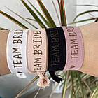 Браслет на дівич-вечір Team bride, чорний, фото 3