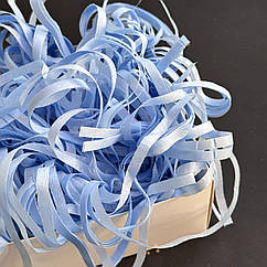 Наповнювач стружка із тіш'ю для коробок "Небесно-блакитний", 25 г