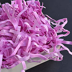 Наповнювач стружка із тіш'ю для коробок "Рожево-бузковий", 25 г