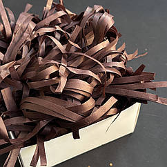 Наповнювач стружка із тіш'ю для коробок "Коричневий", 25 г