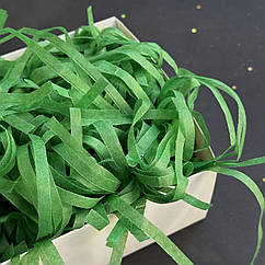 Наповнювач стружка із тіш'ю для коробок "Темно-зелений", 25 г