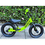 Велобіг "CORSO Reach", сталева рама, надувні колеса 12" (28 см), підніжка, підставка для ніг, дзвіночок, фото 2