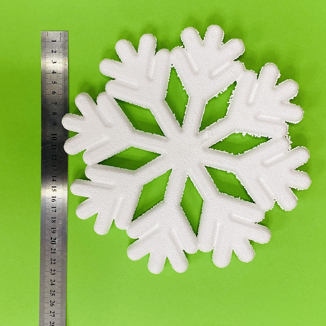 Сніжинка з пінопласту, 22,5 см, фото 1