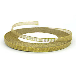 Стрічка парча 0,6 см золото