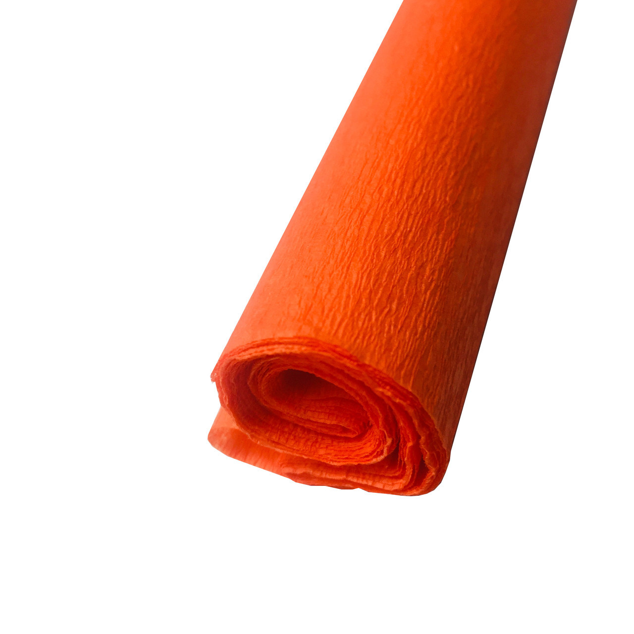 Гофрований (креп) папір для творчості, жовтогарячий, фото 1