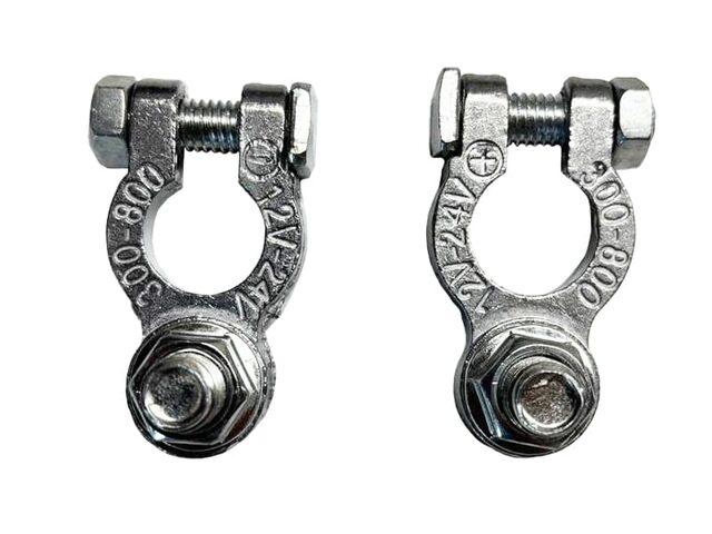 Клеми YBX на дизельний двигун 180N-195N, к-т 2 шт.: "+/-", тип 2, фото 1