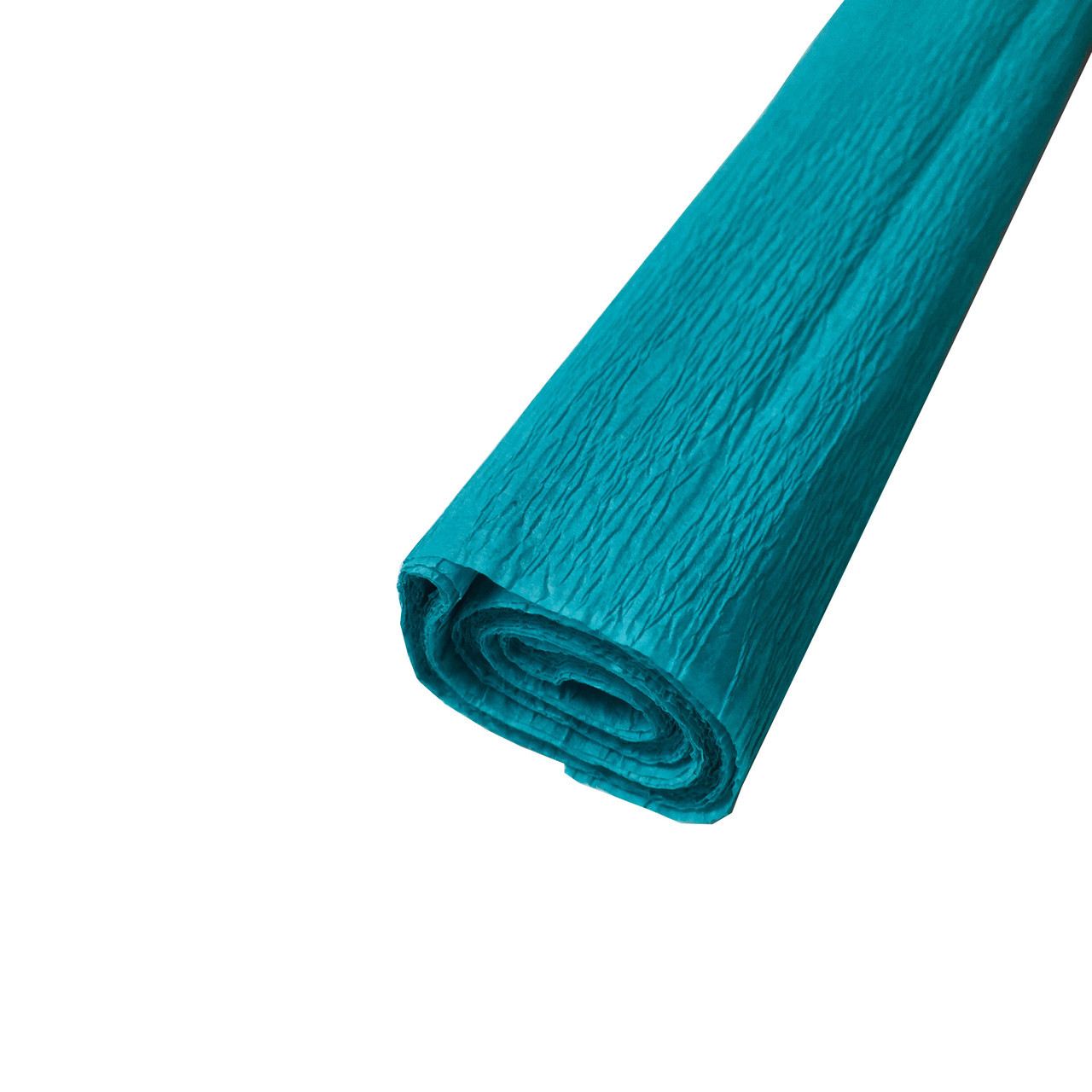 Гофрований (креп) папір для творчості, бірюзовий, фото 1