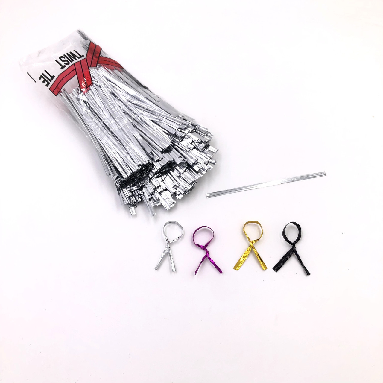 Дротова перев'язка Twist срібло, фото 1