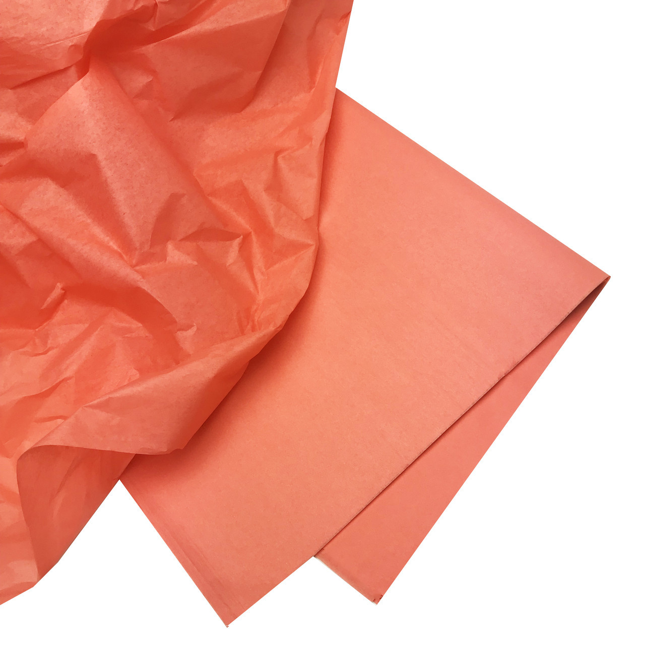 Папір тиш'ю кораловий 10 аркушів, фото 1