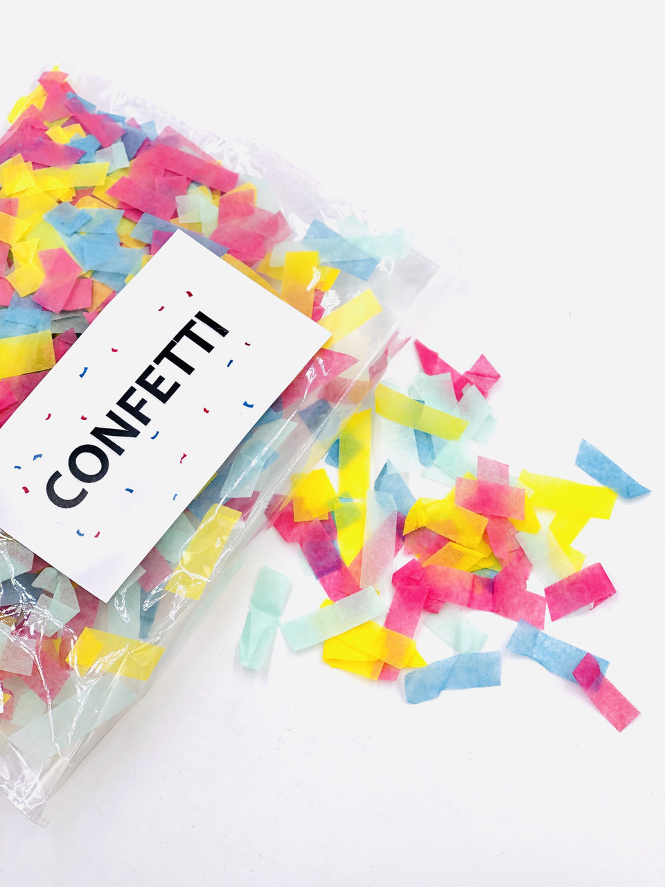 Конфеті з тиш'ю смужки мікс 10 г, фото 1