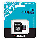 Карта пам`яті MicroSDXC 1TB UHS-I/U3 Class 10 Kingston Canvas Go! Plus R200/W160MB/s + SD-адаптер (SDCG4/1TB), фото 4