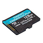 Карта пам`яті MicroSDXC  128GB UHS-I/U3 Class 10 Kingston Canvas Go! Plus R200/W200MB/s (SDCG4/128GBSP), фото 3