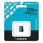 Карта пам`яті MicroSDXC  128GB UHS-I/U3 Class 10 Kingston Canvas Go! Plus R200/W200MB/s (SDCG4/128GBSP), фото 4