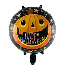 ФОЛЬГОВАНА КУЛЬКА КОЛО "HAPPY HALLOWEEN" ГАРБУЗ, КНР 18"(45 СМ)