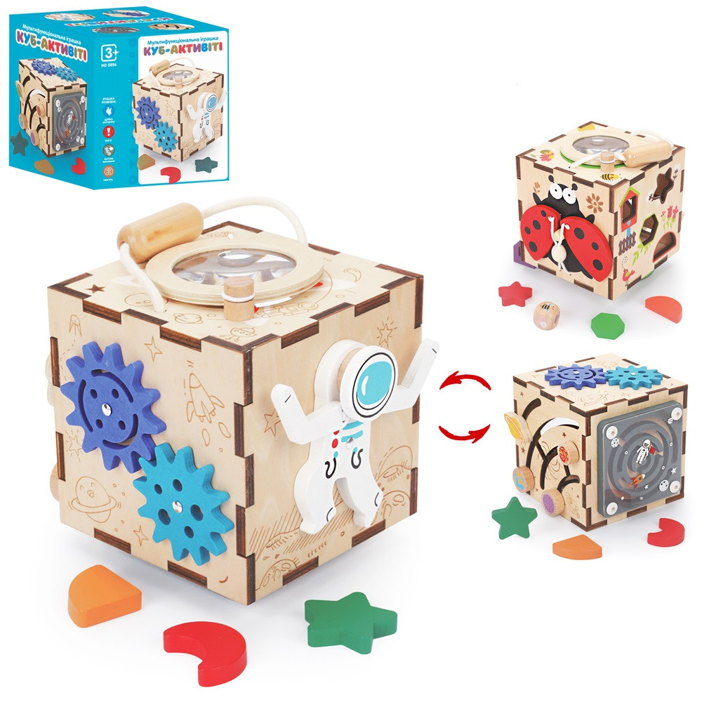 Дерев'яна іграшка Tree Toys Бізікуб MD 0894