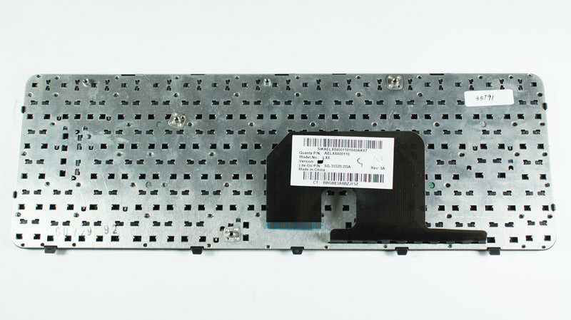 Клавіатура для ноутбука HP (Pavilion: dv6-3000, dv6-4000 series) rus, black, з фреймом