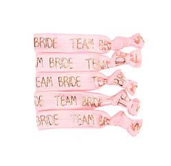 Браслет Team bride, ніжно-рожевий