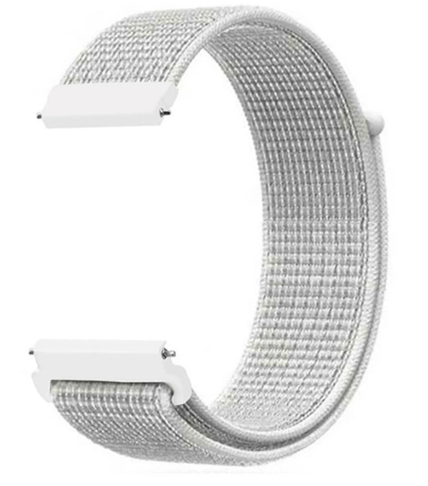 Ремешок CDK для Realme Watch T1 | 20mm Nylon Sport Loop (012415) (summit white), фото 1
