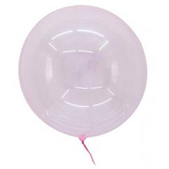 Куля-сфера 3D Deco Bubble 18" (45 см) рожевий