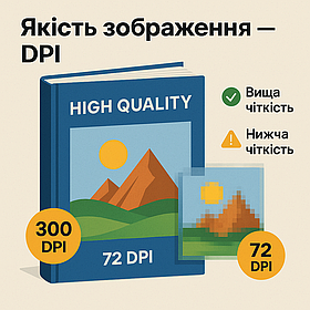 Якість зображення — DPI. Як щільність точок визначає чіткість друку