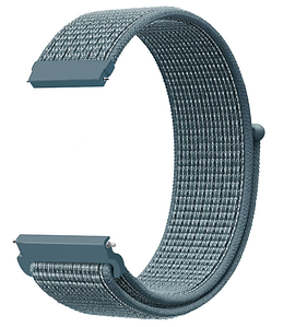 Ремінець DK 22mm Nylon Sport Loop для Смарт-Годинників Huawei, Samsung, Xiaomi (012416) (celestial teal)
