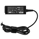 Оригінальний блок живлення для нетбука ASUS 19V, 1.58A, 30W, 2.5*0.7мм, black, L-подібний роз'єм (без кабеля), фото 4