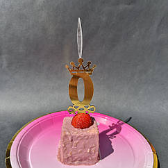 Свічка-топер (горить)  0 , золото