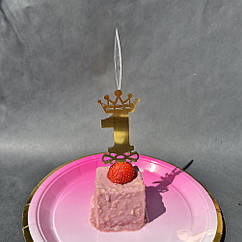 Свічка-топер (горить)  1 , золото