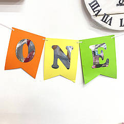 Гірлянда One прапорці для хлопчика