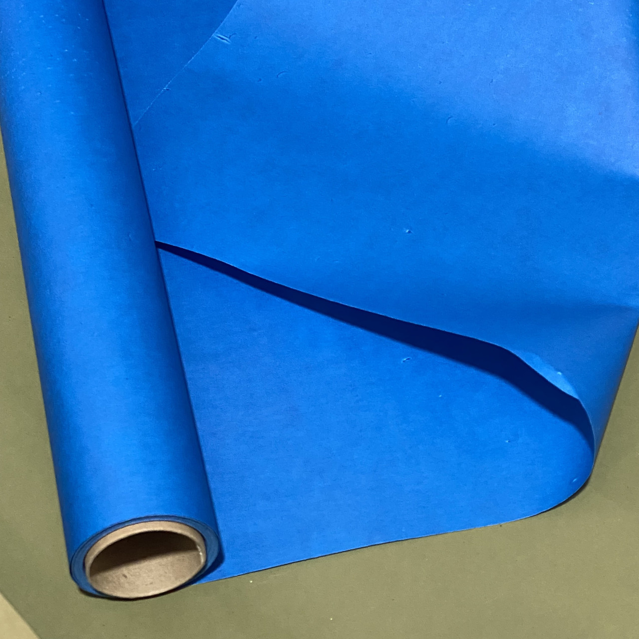 Папір еко в рулоні для паковання 8 метрів синій, фото 1
