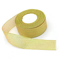 Стрічка парча 2,5 см золото