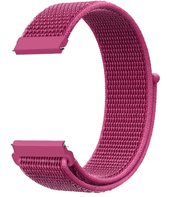 Ремінець CDK для Samsung Galaxy Watch3 (R840 / R845) 45mm | 22mm Nylon Sport Loop (012416) (dragon fruit), фото 1