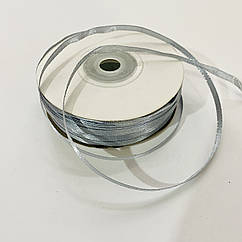 Стрічка атласна 3 мм 90 метрів сірий