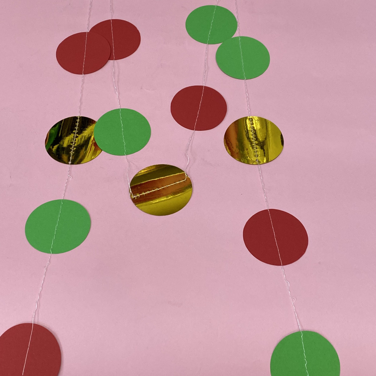 Гірлянда з кухлів + паєтки 2 метри, фото 1