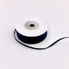 Стрічка атласна 3 мм 90 метрів чорний