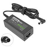 Блок живлення для ноутбука SONY 19.5V, 2A, 40W, 6.5*4.4-PIN, 3 hole, black (без кабеля!), фото 3