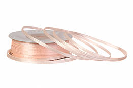 Стрічка атласна 3 мм 90 метрів персиковий